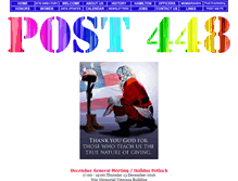 Tablet Screenshot of post448.org